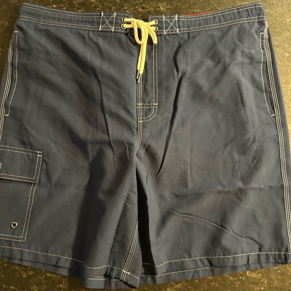 George‎ XL Men's Navy Blue Swim Shorts NWT